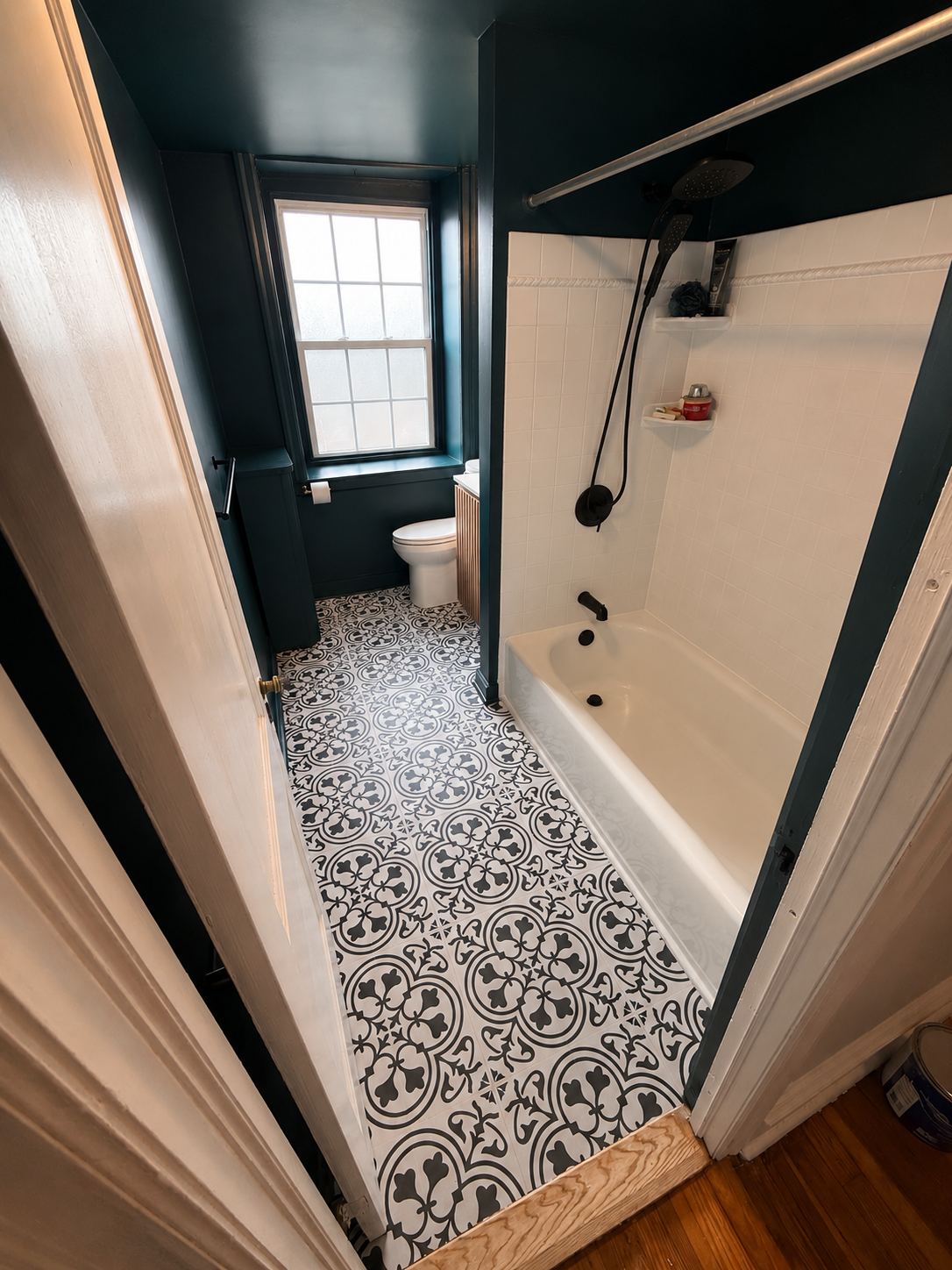 After — Bathroom brought to leasing standard during a rental conversion
